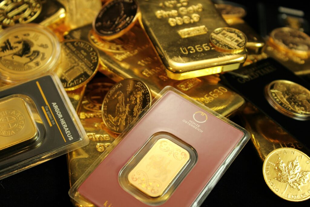 gold bars representing gold as a long term store of value and safe haven asset