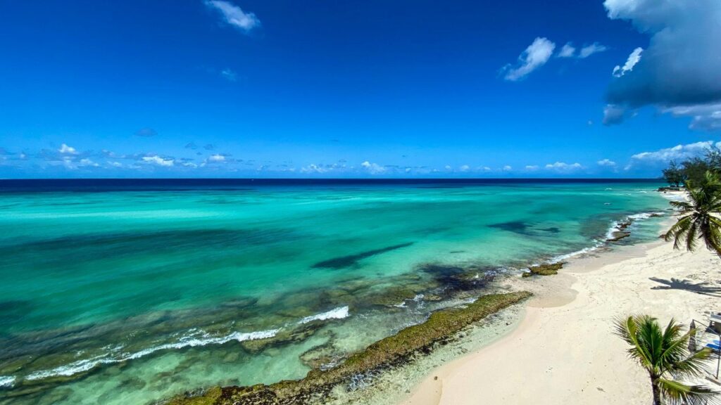 offshore bank account with tropical beach location